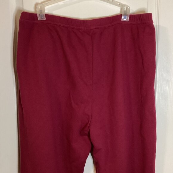 L.L.Bean Women's Sweatpants Size XL Regular Wide Leg Comfy Fit Warm Winter - Picture 7 of 8